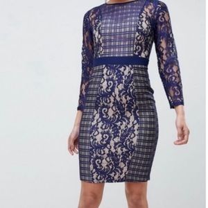 EUC navy cocktail dress